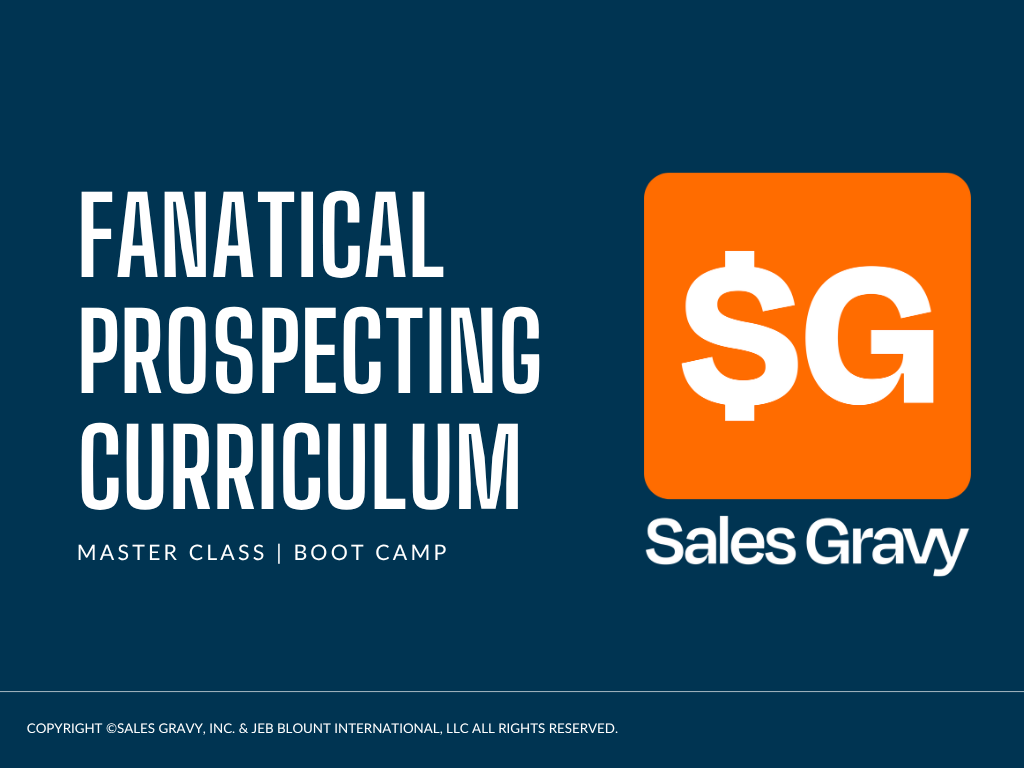 Fanatical Prospecting Curriculum